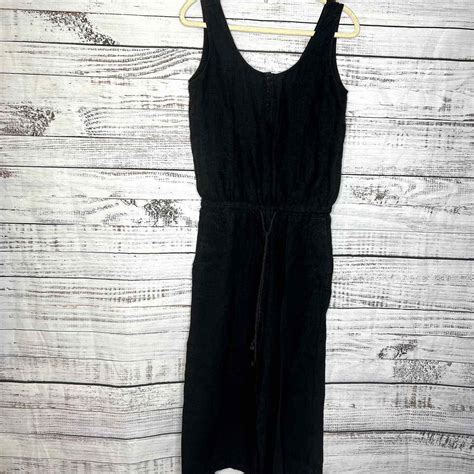 Michael Stars Celine Sleeveless Linen Jumpsuit Lagenlook